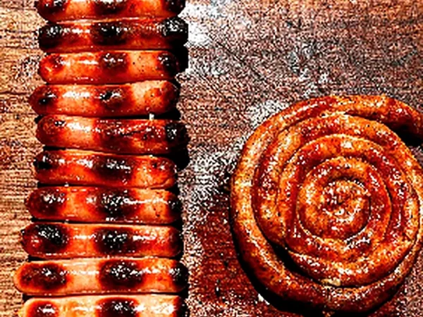 Longaniza Artesanal — Punta de Lomo Market, Pichilemu